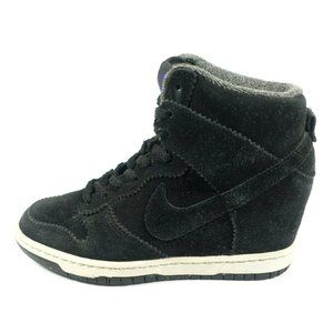 black nike wedges